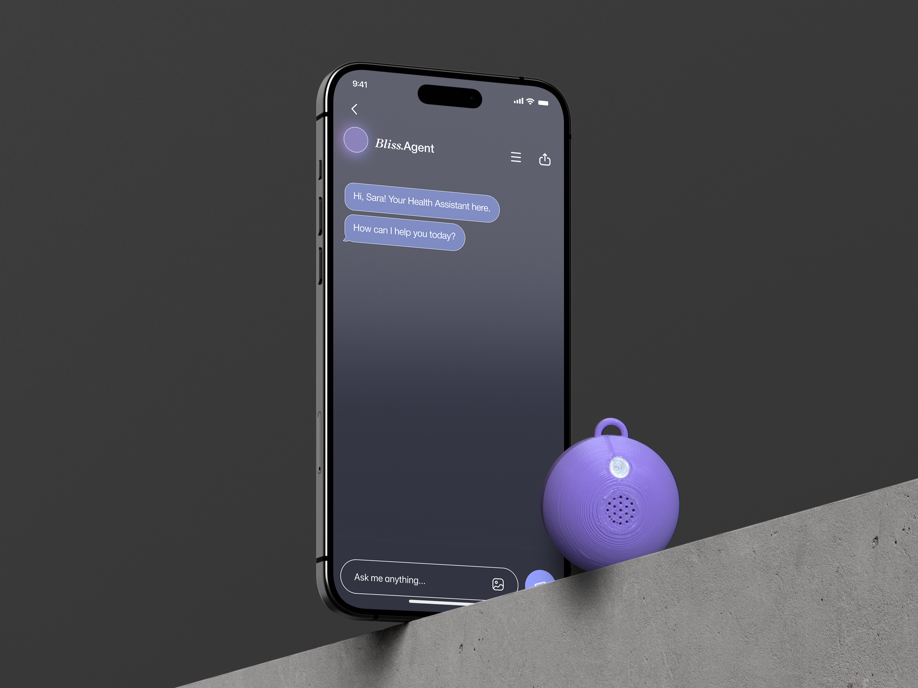 Onboarding screen on a smartphone: Become an expert on you